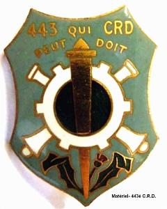 Materiel - 443e CRD